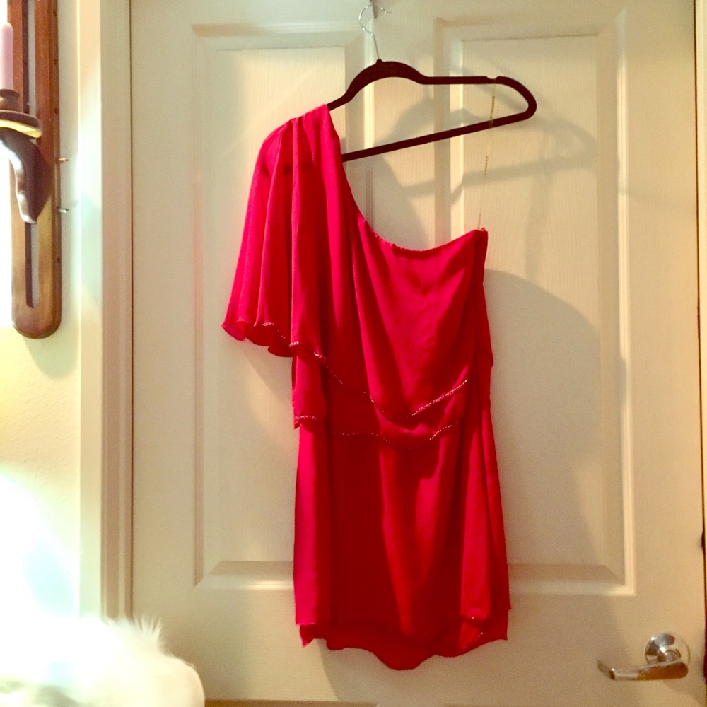 Red Cocktail Dress by Rampage